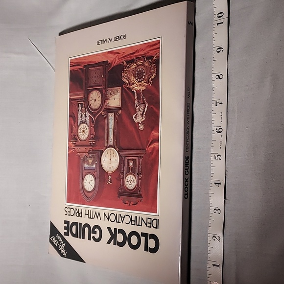 Vintage 1986 Clock Guide Identification With Prices Robert W Miller - Picture 8 of 9